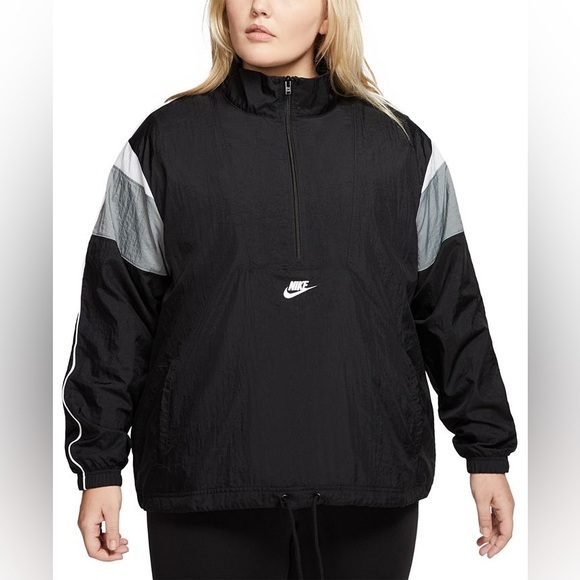 Plus size Nike half zip jacket - Picture 1 of 4